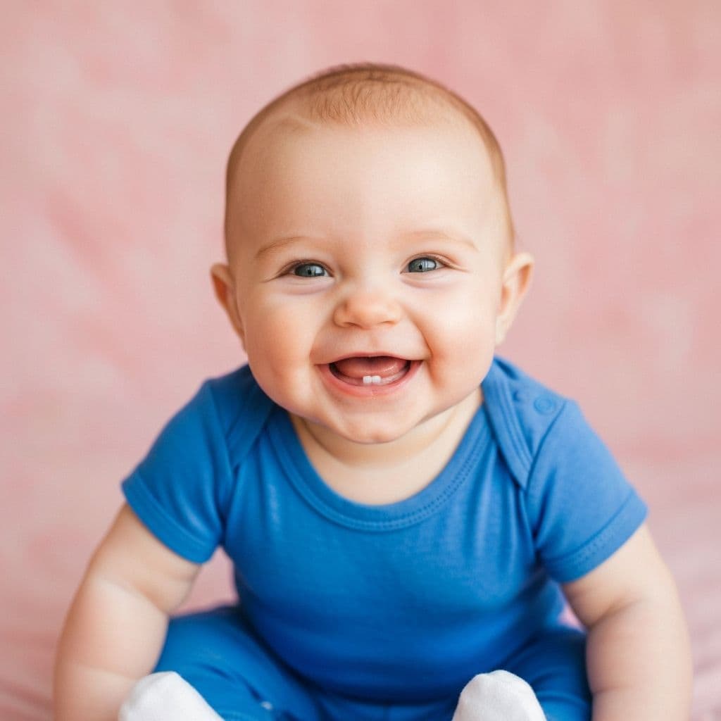 Happy smiling baby